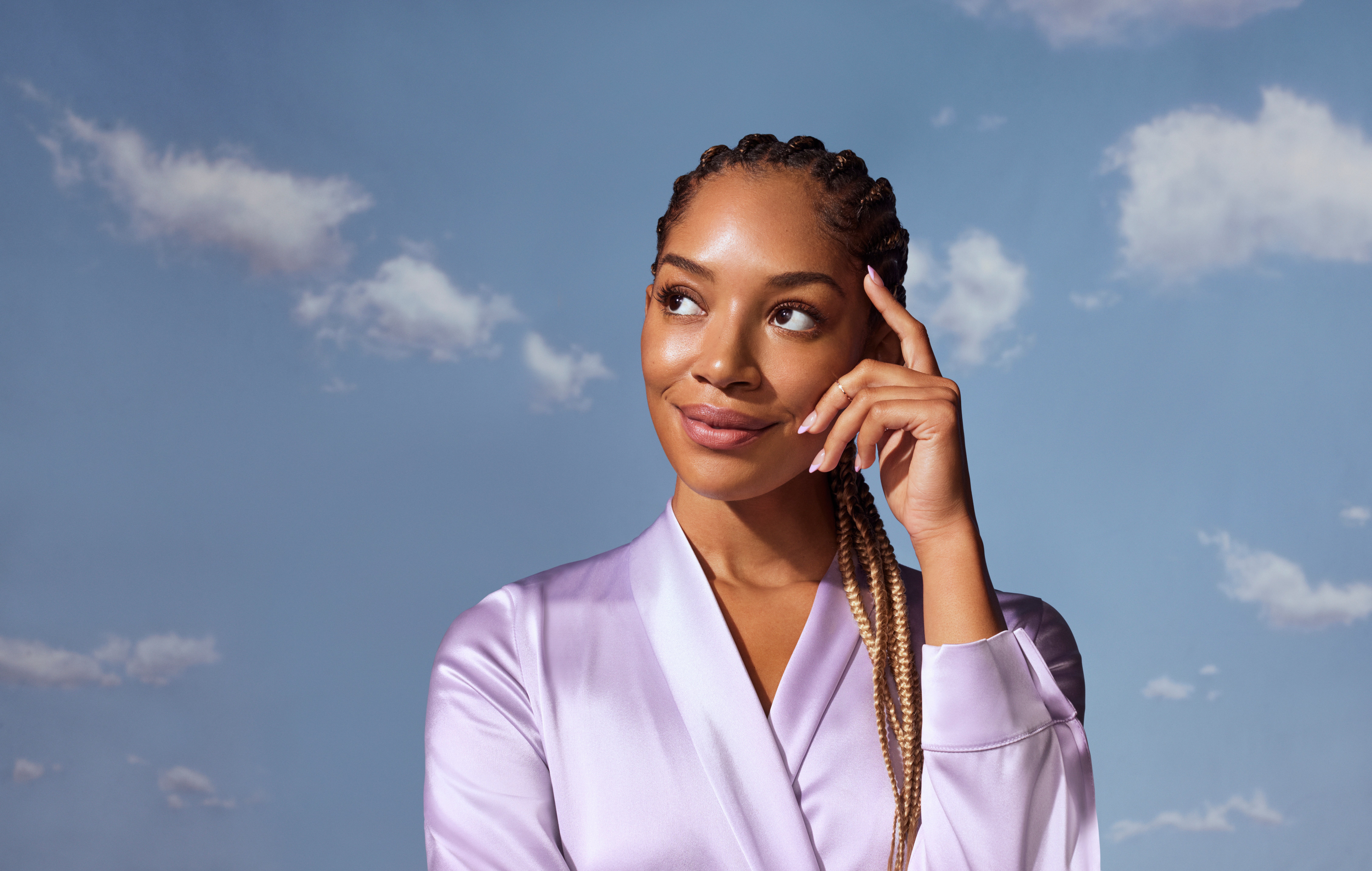 Close up of a man sitting in contemplation