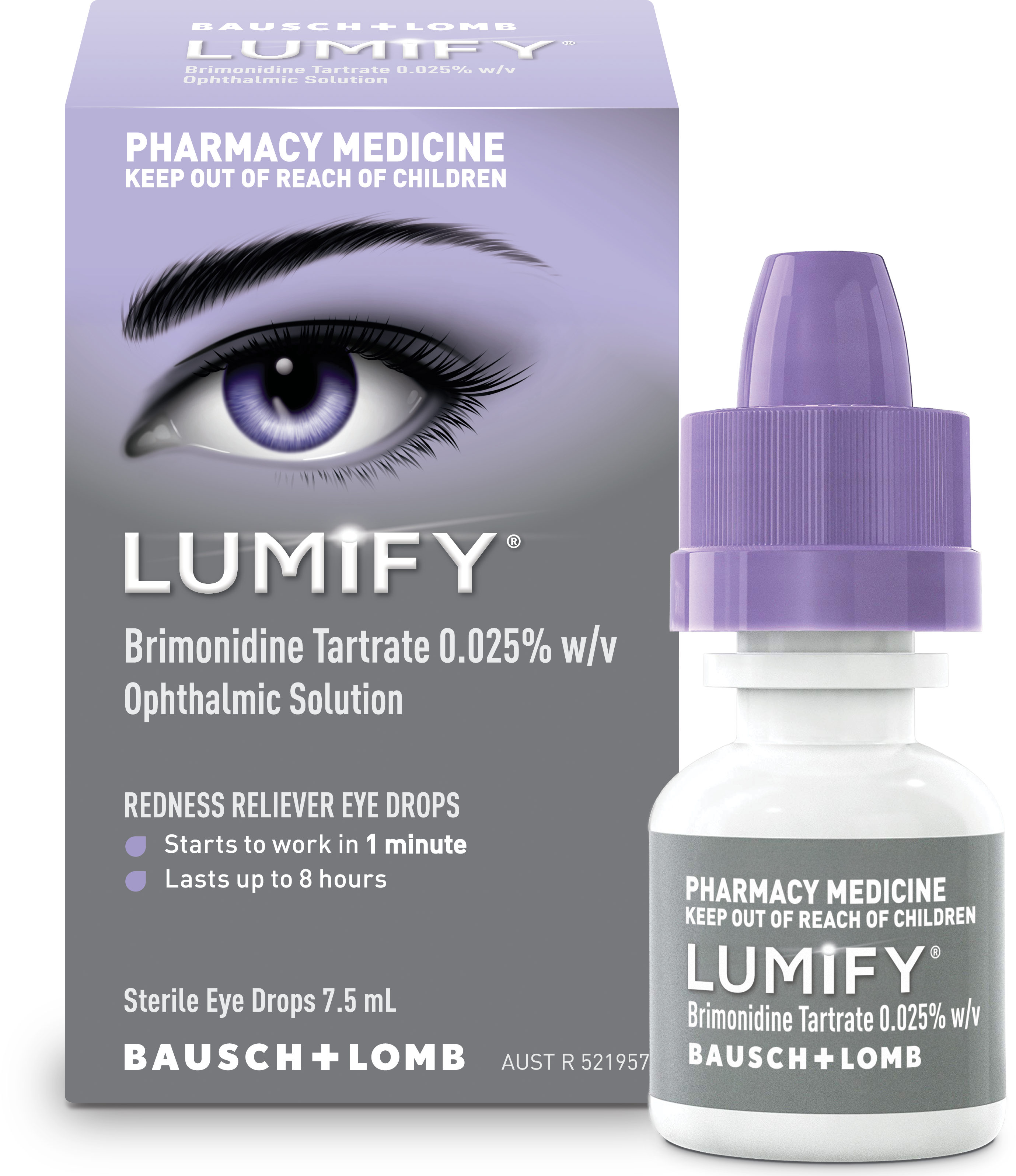 LUMIFY Preservative Free is packaged in convenient, single use vials. Use as directed.